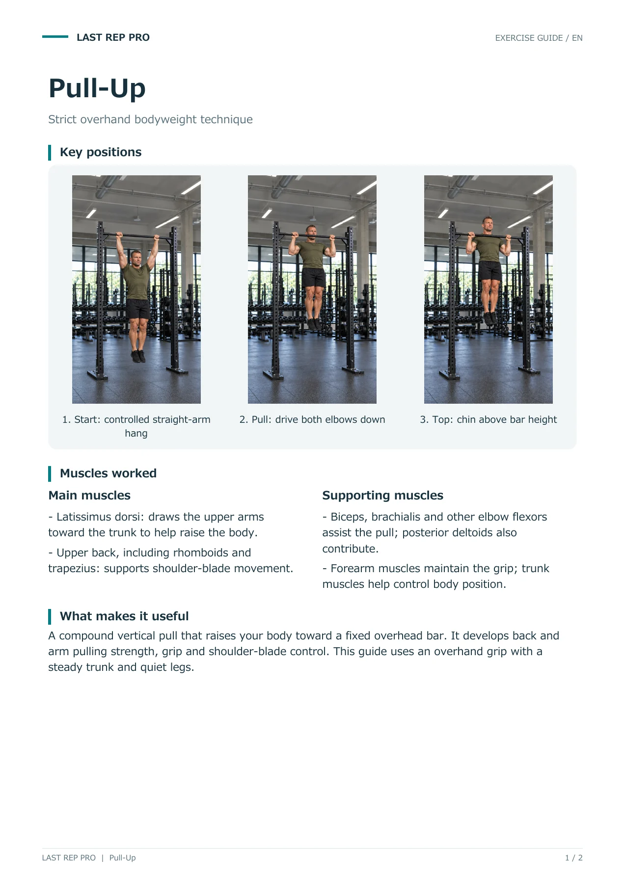 Pull-Up: English PDF page 1 of 2